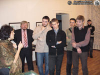 Экскурсия по Иваногородскому музею. Фото Н.В. Лаврентьева, 21.XI.2010 года.