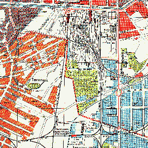 Фрагмент карты Петрограда 1914 года